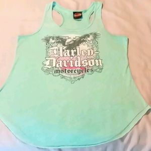 Harley Davidson racer-back tank top